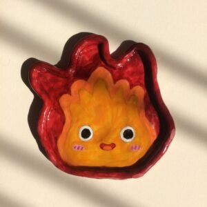 Calcifer Clay Trinket Dish