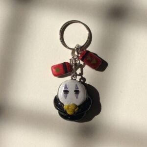 No-Face Clay Keychain