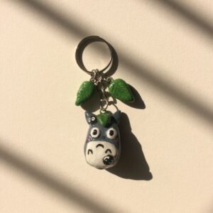 Totoro Clay Keychain