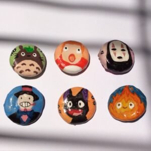 Ghibli Brooch Set